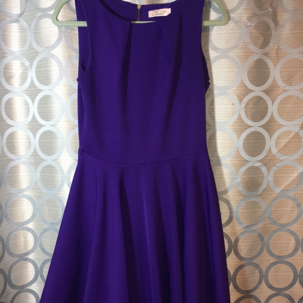 Purple ModCloth Dress 12UK 6US ALine